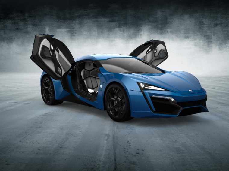 速度与激情7超跑 Lykan HyperSport 4K励志图片