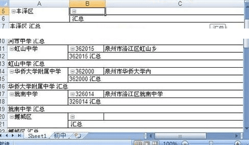 Excel2007中如何插入数据透视表