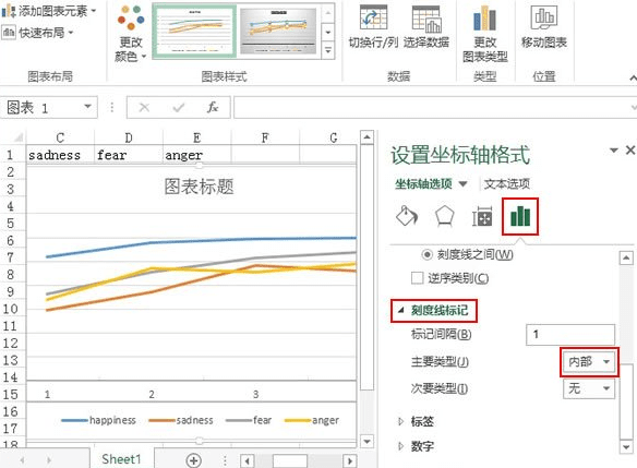 Excel2013怎么显示图表刻度和单位