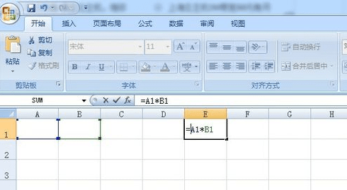 excel2007怎么求积