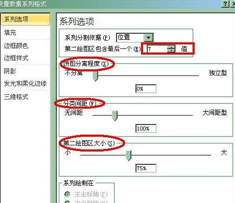 excel2013如何绘制复合饼图