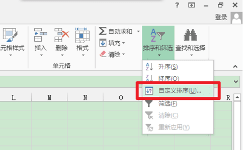 excel2013怎么使用排序