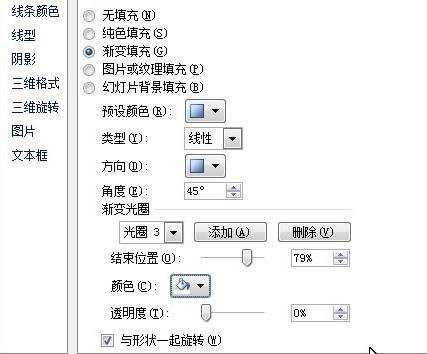 ppt2007怎样制作形状渐变效果