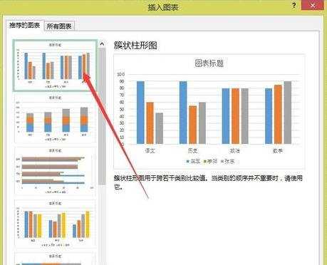 excel2013怎么插入图表图解