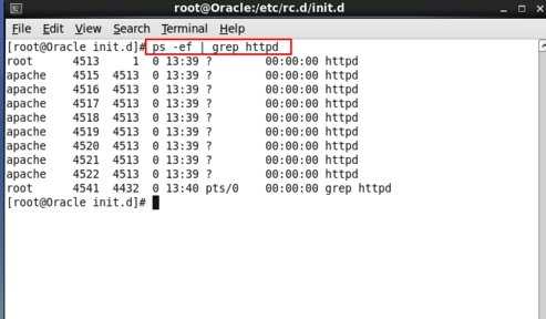Linux中的Apache服务查看和启动的方法