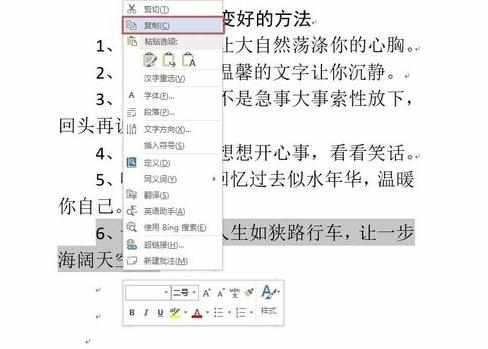 word2013怎么使用选择性粘贴功能