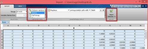 怎么将Excel数据导入MATLAB中