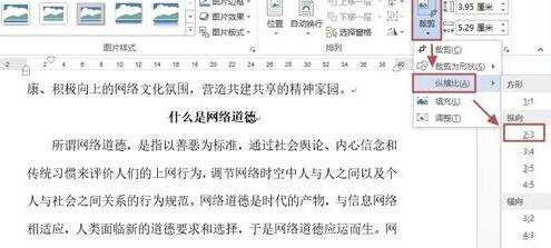 怎么在Word2013插入图片及设置图片的格式