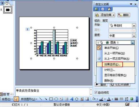 怎样在ppt中添加图表动画效果