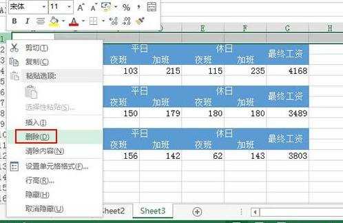 Excel2013工资条怎么添加一道剪裁线