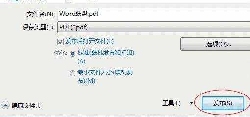 Word2007文档怎么转成PDF格式