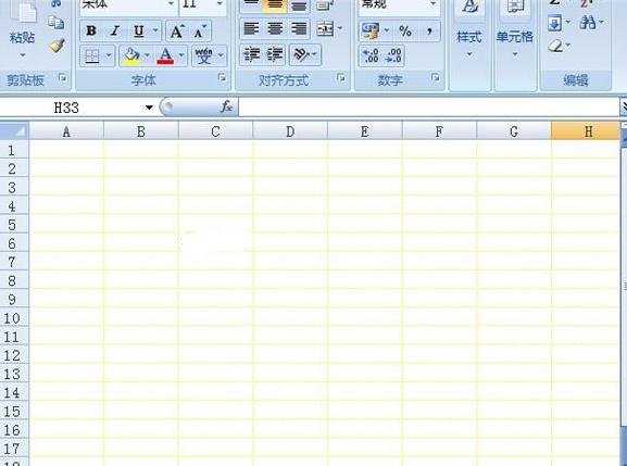 Excel2007如何更改网格线颜色