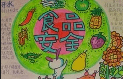 关于小学生食品安全的手抄报