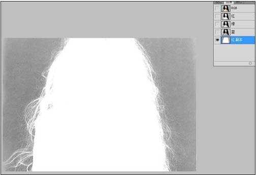 ps如何注意头发抠图