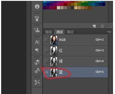 photoshop如何扣取人物头发