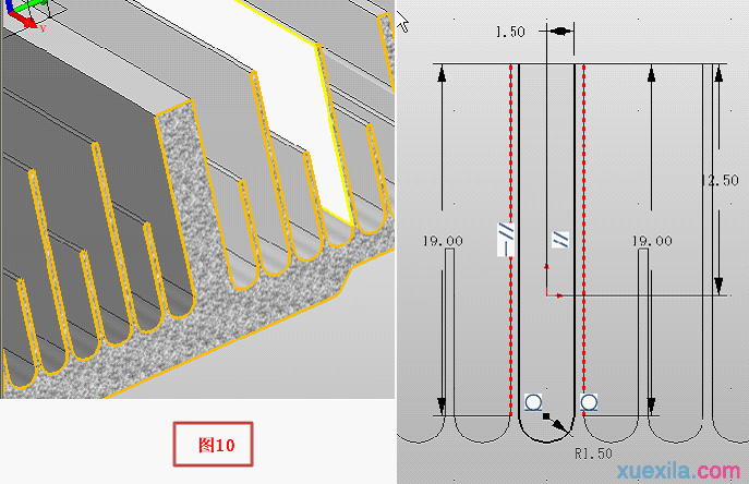 中望3D，CPU散热器散热片建模