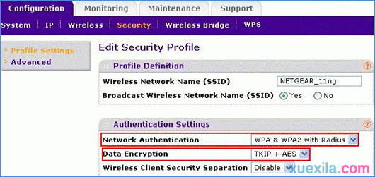 如何设置netgear WN802Tv2无线安全