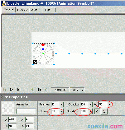 fireworks如何做gif动画