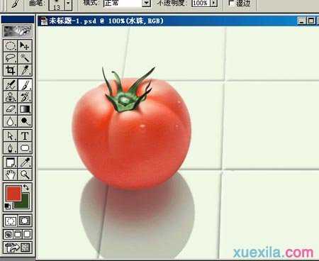 Photoshop绘制蕃茄