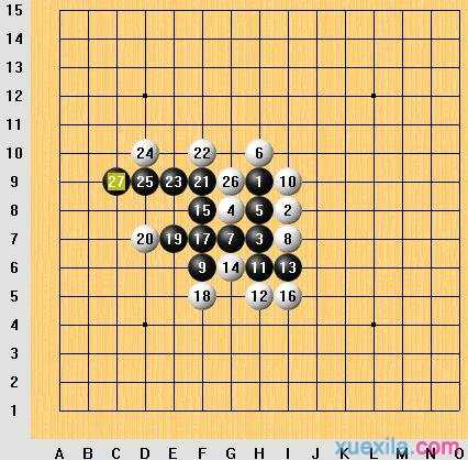 五子棋开局阵法介绍