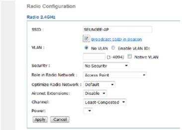 cisco air cap1602i k9怎么设置