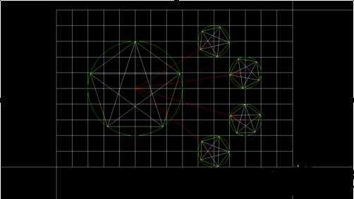 怎么用cad2006画五星红旗