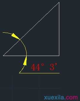 怎样在autocad里标注角度?
