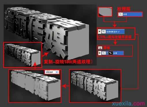 PS绘制3d燃烧字步骤