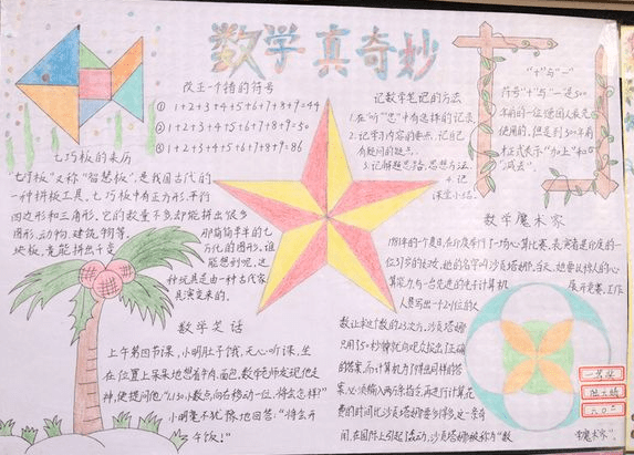 小学生数学手抄报