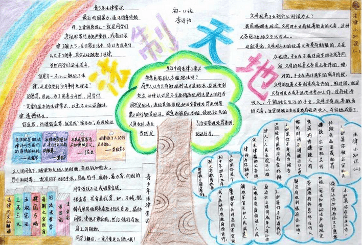 法律手抄报内容100字