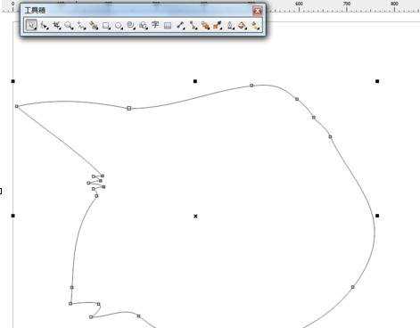 如何在coreldraw中使用贝赛尔工具绘制灰太狼