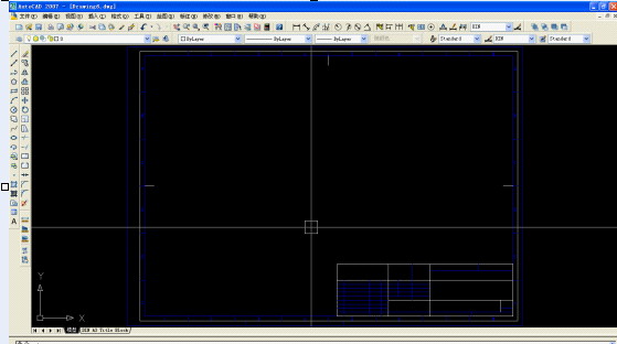cad2007如何设置图框的