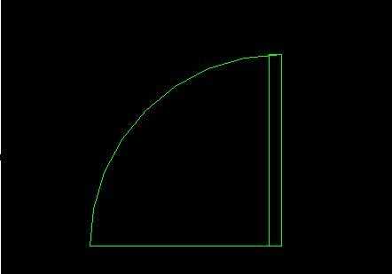 cad怎么画门的弧线