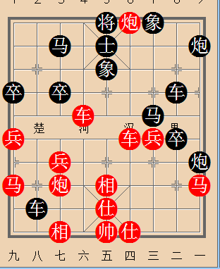 象棋中局故布疑阵