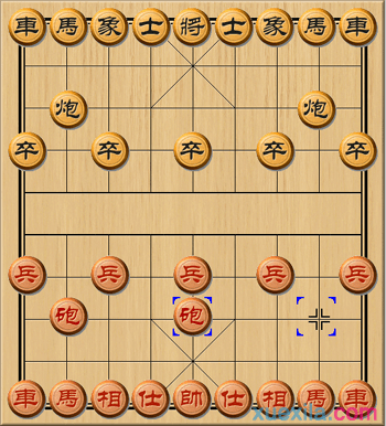 象棋当头炮开局布阵法