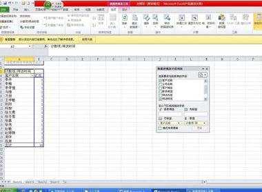 excel 2010透视图创建教程