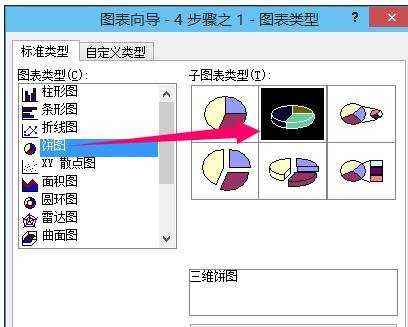 excel2003表格制作圆饼图的方法