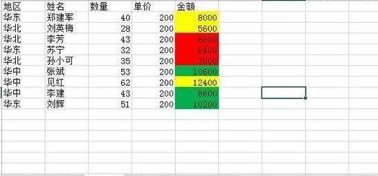 excel2003 按颜色排序的方法