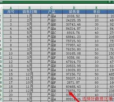 excel2013 制作透视表的教程