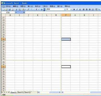 excel2003 拆分单元格的教程