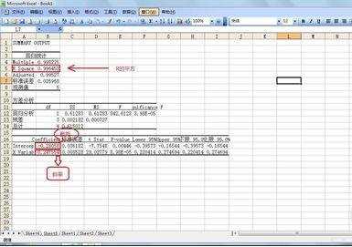 excel2003做回归分析的教程