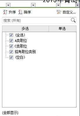 excel2003 自动筛选的教程