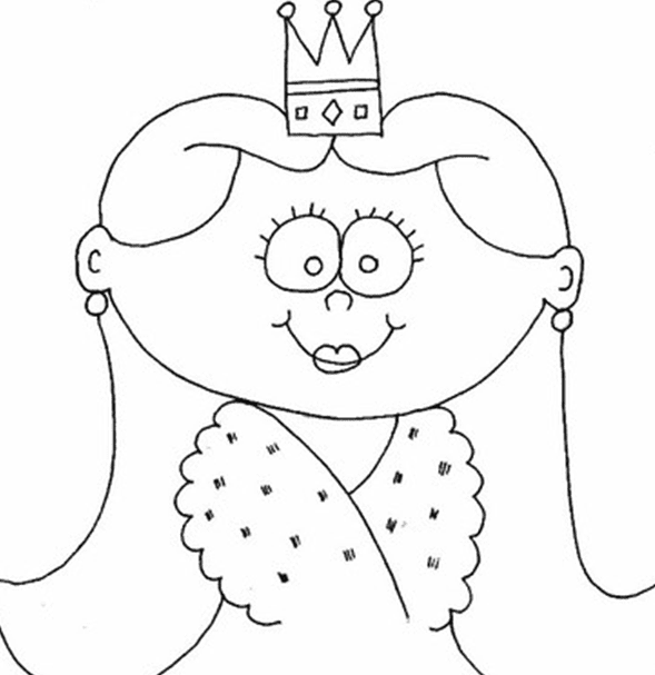 儿童公主简笔画大全,美丽的公主简笔画图片