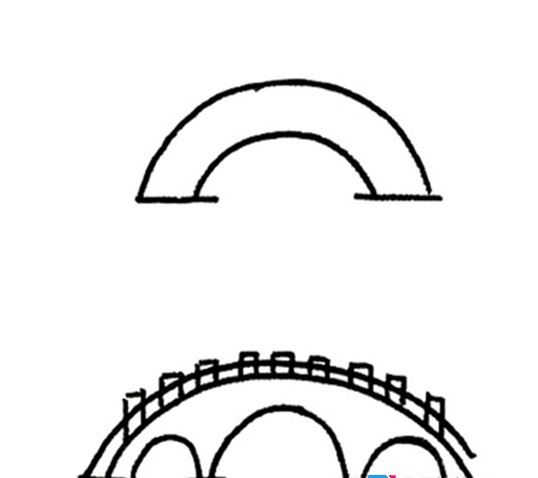 儿童简笔画桥图片大全