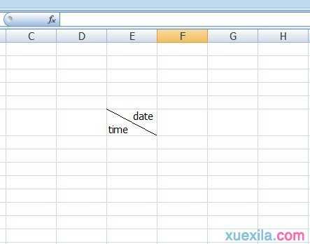 excel2007斜线添加的方法