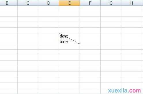 excel2007斜线添加的方法