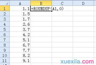 excel 取整数的公式运用教程