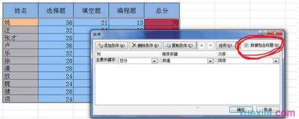 excel2010数字排序的方法