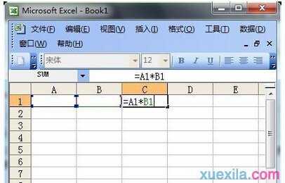 excel2003求积的方法