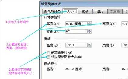 word如何设置图片大小图文教程